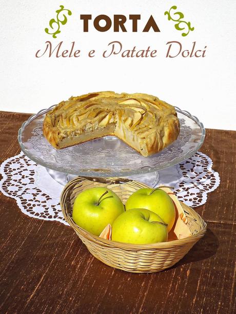 Torta di mele e patate dolci