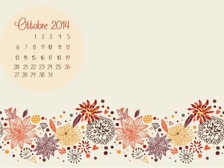 October - Calendar Desktop