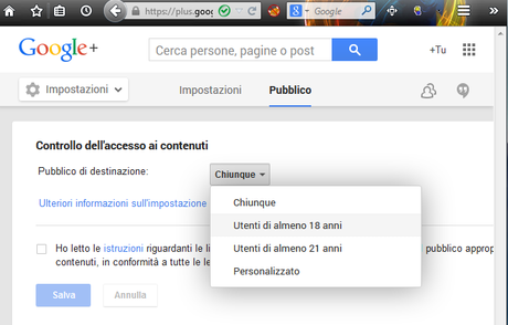 Google+: maggior controllo dei contenuti condivisi… Google+: maggior controllo dei contenuti condivisi...