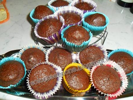 Muffin al farro e cacao con preparato bio Cloè