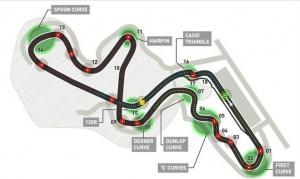 F1, preview del Gp del Giappone Il circuito del Gp del Giappone