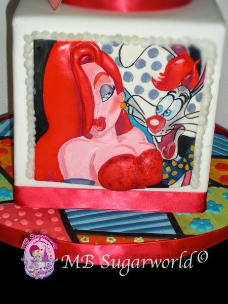 jessica rabbit in stile Romero Britto!