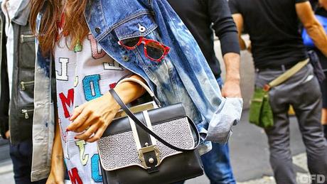 Street Style Reportage from Milan Fashion Week - September 2014.