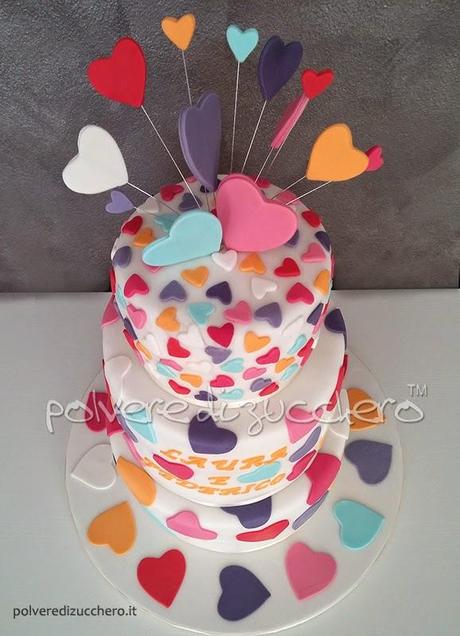 cake art wedding cake torta nuziale pasta di zucchero polvere di zucchero