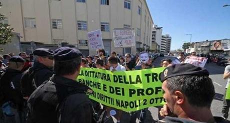 Napoli, manifestazione contro il vertice della Bce: una battaglia a lungo termine