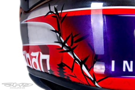 Arai GP-6 S.Vettel Suzuka 2014 by Jens Munser Designs Arai GP-6 S.Vettel Suzuka 2014 by Jens Munser Designs