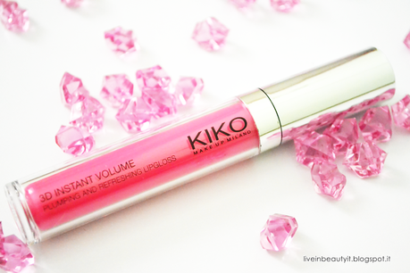 Kiko, 3D Instant Volume Lipgloss - Review and swatches
