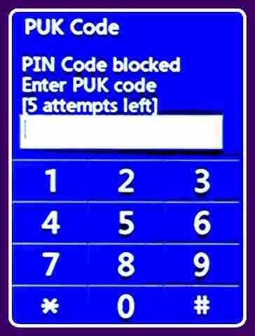 Codice PUK perso o dimenticato Come sbloccare il codice sul telefono SIM