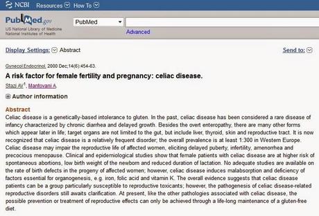 Un fattore di rischio per la fertilità femminile e la gravidanza: la celiachia.