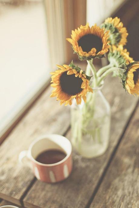 tea-and-sunflowers