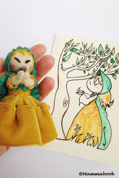 Le nostre damine, in collaborazione con Pupillae Art Dolls – Ladies and birds gift sets