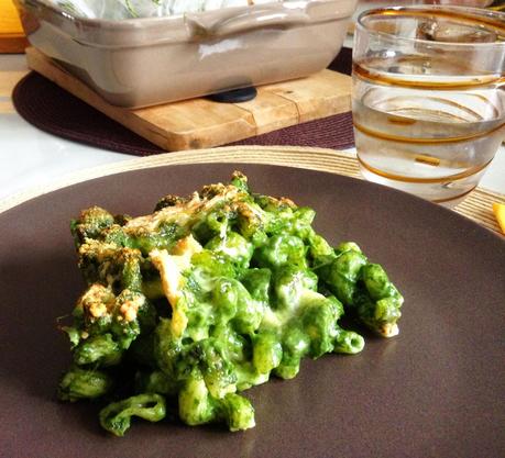 Ricetta: Pasta al forno con crema di spinaci