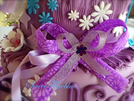 ❀❤︎Torta con Violetta e....tantissimi fiocchi!❤︎❀