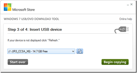 USB-DVD Download Tool - Windows 10 - 3