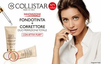 Collistar in collaborazione con Profumerie Sabbioni: Perfezionatore Effetto Bonne Mine, Rossetto Puro Elsa 66 e Nuovo Fondotinta+Correttore Duo Perfezione Totale