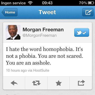 Morgan Freeman Tweet