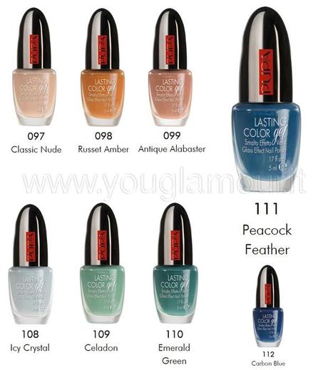Pupa Lasting Color Gel 2014 nuove nuance Pupa Lasting Color Gel 2014 nuove calde