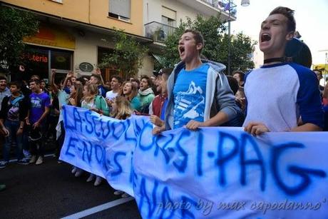 Studenti: La manifestazione di Sorrento..