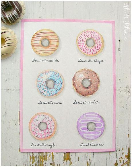 I donuts colorati per rallegrare la giornata