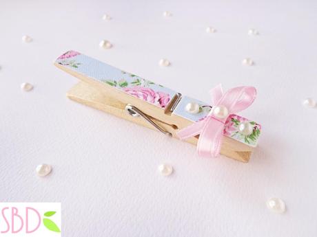 Mollette decorate Shabby - Shabby Clothespins Decoration