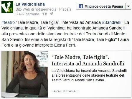 Tale madre, tale figlia... nuova intervista