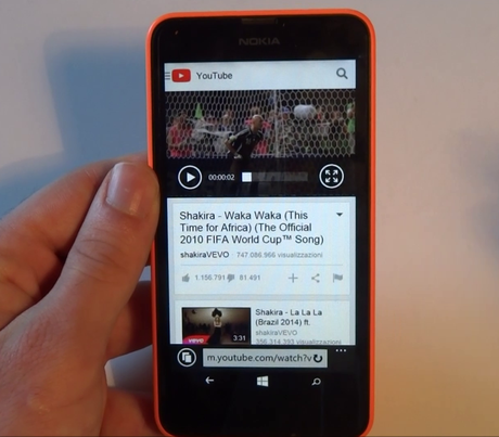 Lumia 630 Internet Explorer