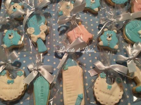 Cupcakes e biscotti decorati Battesimo