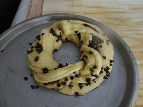 Torta Angelica con gocce di gioccolato