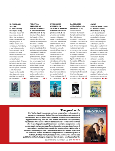 Rassegna dei Libri - 41° settimana - dal  9 ottobre al 15 ottobre 2014