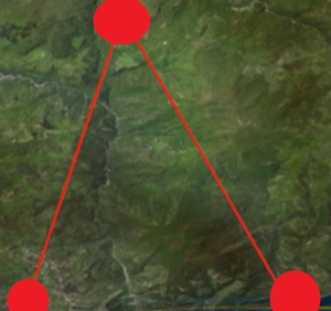 Mappa delle 3 zone descritte dal Venerando