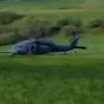 Foto di elicottero USA atterrato a Corleone