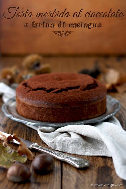 Torta morbida al cioccolato e farina di castagne4