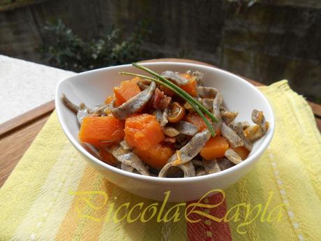 tagliolini saraceni funghi e zucca (5)b