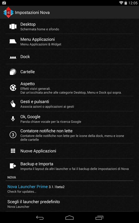 Nova Launcher si aggiorna, ecco il changelog nova launcher beta