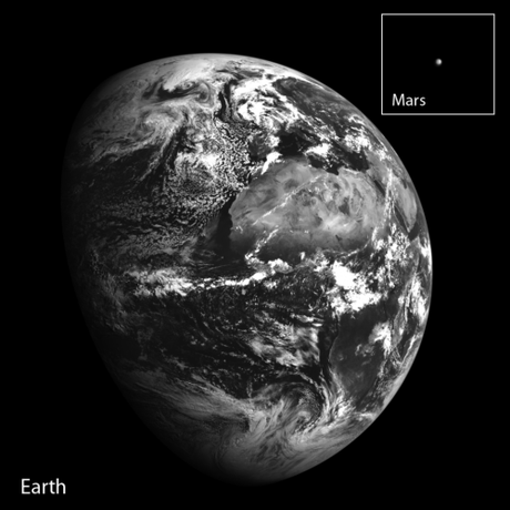 Terra e Marte by LRO