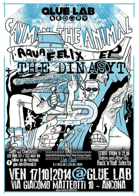 Tornano i Cayman The Animal al Glue Cayman The Animal