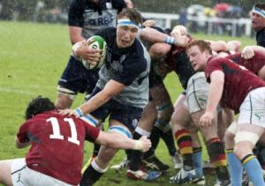 Jamie Ritcie in azione con la maglia della Scozia Under20 (Credit: SRU)