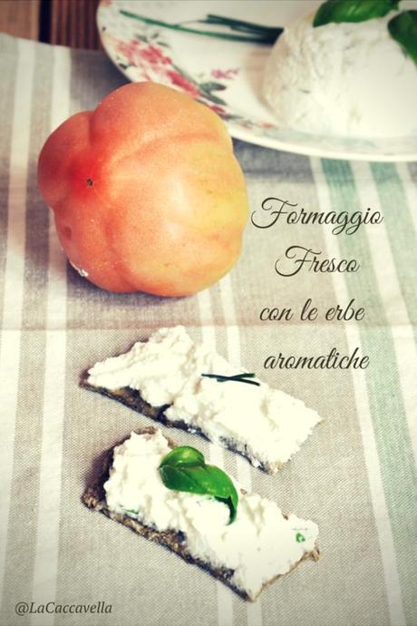 lacaccavella, formaggio fresco, erbe aromatiche, yogurt naturale, fresh cheese, herbs, homemade, fatto in casa, erbe