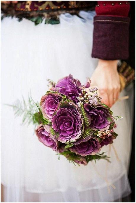 Cavoli ornamentali e bouquet da sposa originali!