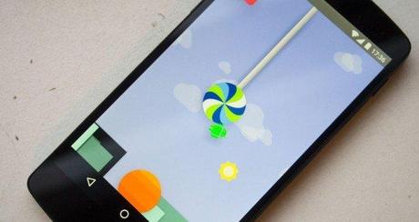 Android 5.0 Lollipop mini gioco Flappy Bird