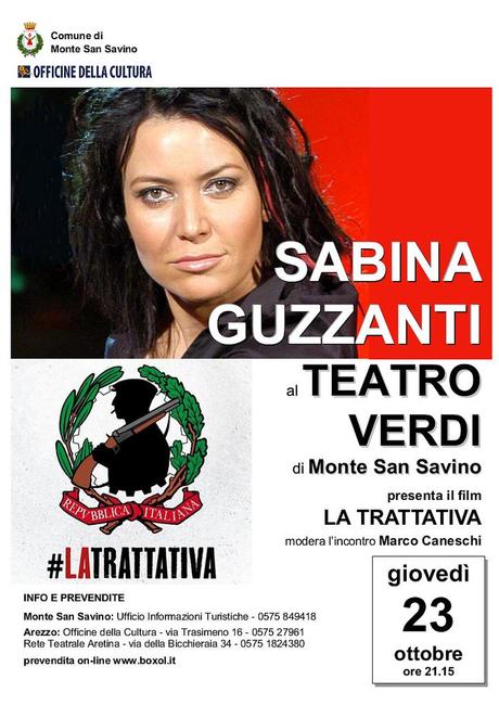 Sabina Guzzanti ospite al Teatro Verdi di Monte San Savino