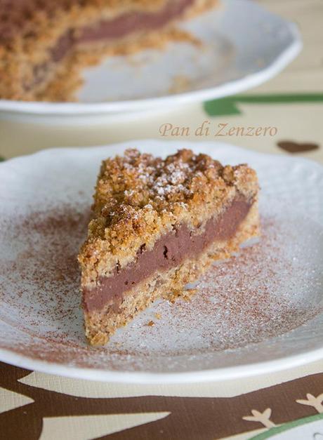 crostata con crema di castagne