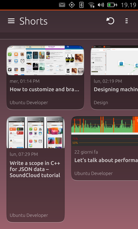 Una settimana con Ubuntu Touch: IV giorno - giovedì