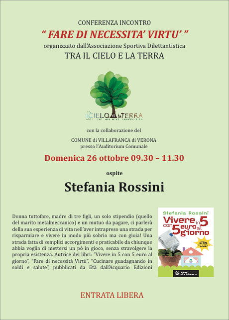 DOMENICA 26 OTTOBRE VILLAFRANCA