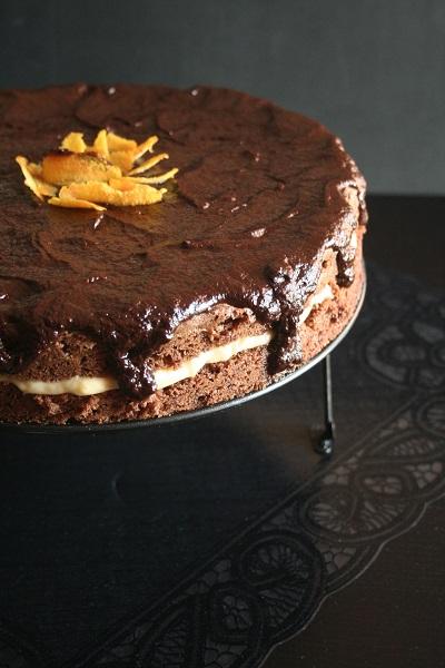 Torta cioccolato e arance 