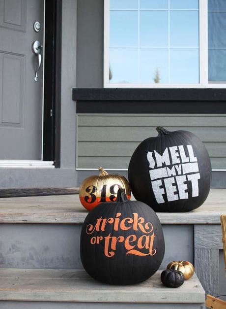 10 idee per decorare le zucche di Halloween - la calligrafia