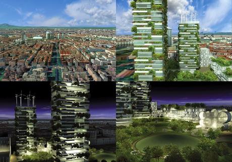 IL BOSCO VERTICALE DI PORTA NUOVA (MILANO) TRA I 5 GRATTACIELI PIU' BELLI ED INNOVATIVI AL MONDO