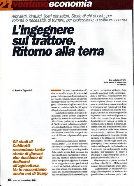 L’ingegnere sul trattore. Ritorno alla terra