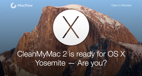 CleanMyMac 2 aggiornato per Yosemite