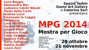 mostre Milano, Spazio Tadini, MPG Mostra per gioco
